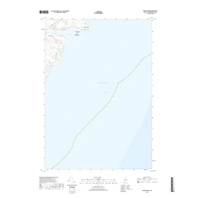 2018 Map of Moose River, 2018 Print