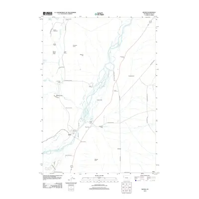 2012 Map of Moose, 2012 Print