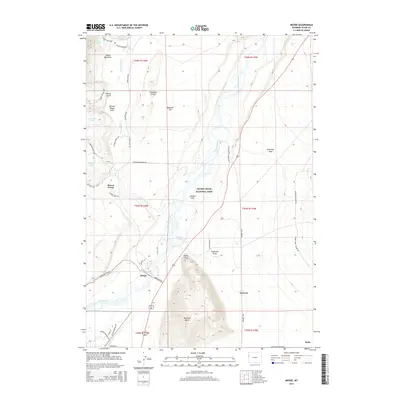 2015 Map of Moose, 2015 Print