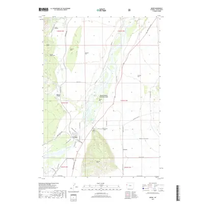 2017 Map of Moose, 2017 Print