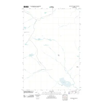 2011 Map of Mooseleuk Lake, 2011 Print
