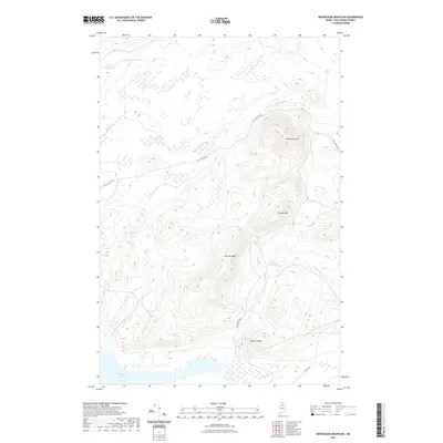 2021 Map of Mooseleuk Mountain, 2021 Print