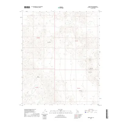 2018 Map of Mopah Peaks, 2018 Print