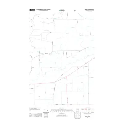 2013 Map of Moquah, 2013 Print