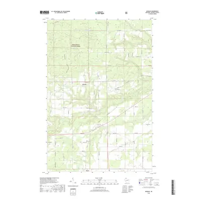 2018 Map of Moquah, 2018 Print