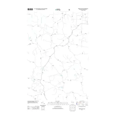 2013 Map of Moquah NW, 2013 Print