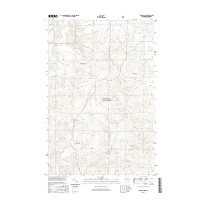 2015 Map of Moquah NW, 2015 Print