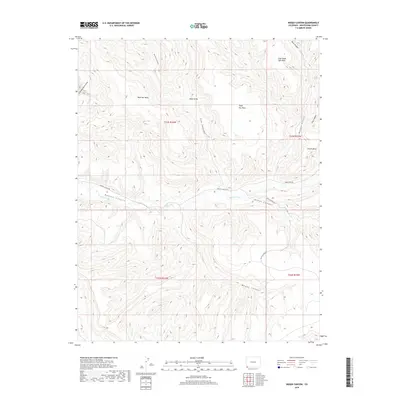 2019 Map of Moqui Canyon, 2019 Print