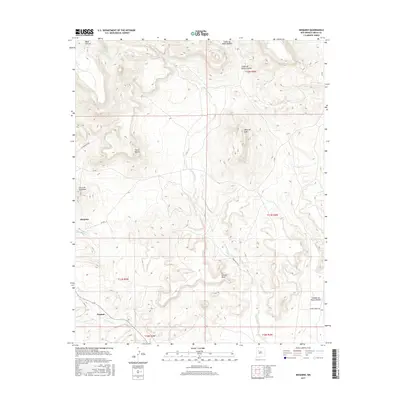 2017 Map of Moquino, 2017 Print