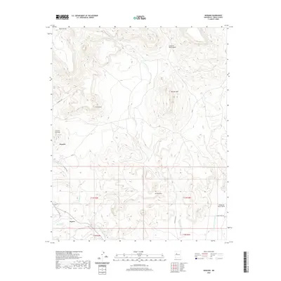 2020 Map of Moquino, 2020 Print