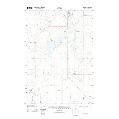 2013 Map of Mora South, 2013 Print