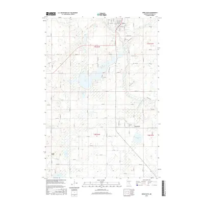 2016 Map of Mora South, 2016 Print