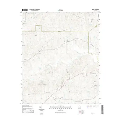 2014 Map of Moran, 2014 Print