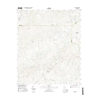 2017 Map of Moran, 2017 Print