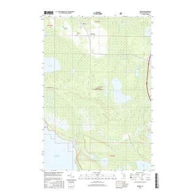 2017 Map of Moran, 2017 Print