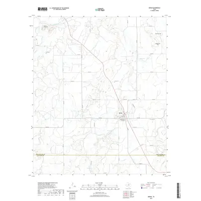 2019 Map of Moran, 2019 Print
