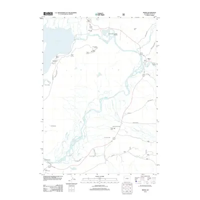 2012 Map of Moran, 2012 Print