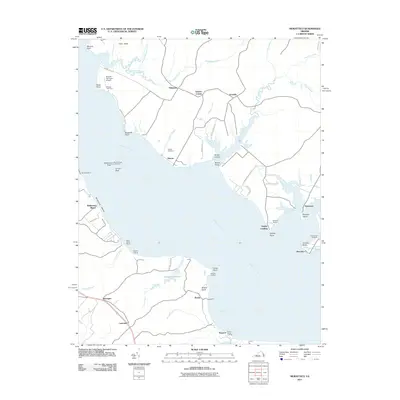 2011 Map of Morattico, 2011 Print