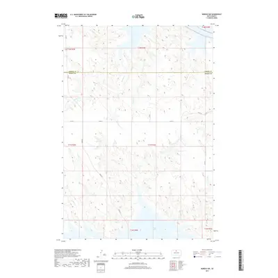 2017 Map of Moreau NW, 2017 Print