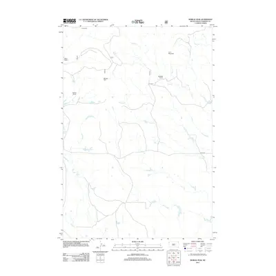 2012 Map of Moreau Peak, 2012 Print