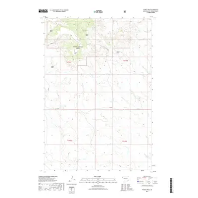 2017 Map of Moreau Peak, 2017 Print