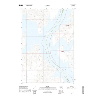 2017 Map of Moreau SE, 2017 Print
