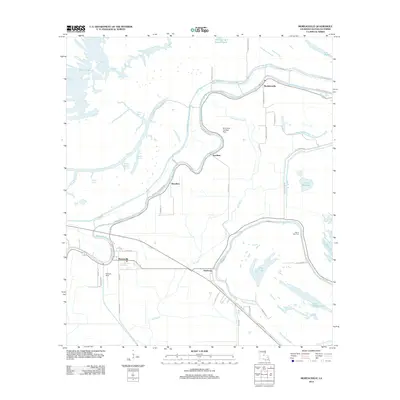 2012 Map of Moreauville, 2012 Print