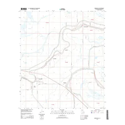 2015 Map of Moreauville, 2015 Print