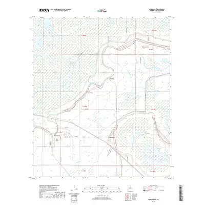 2018 Map of Moreauville, 2018 Print