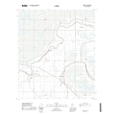 2020 Map of Moreauville, 2020 Print