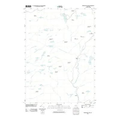 2010 Map of Morehouse Lake, 2010 Print