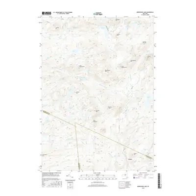 2016 Map of Morehouse Lake, 2016 Print