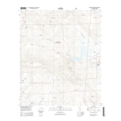 2015 Map of Morena Reservoir, 2015 Print