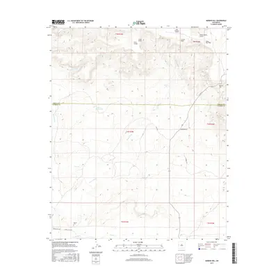 2017 Map of Moreno Hill, 2017 Print