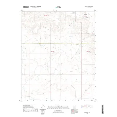 2020 Map of Moreno Hill, 2020 Print