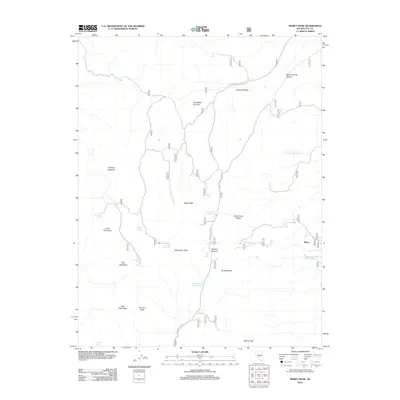 2012 Map of Morey Peak, 2012 Print