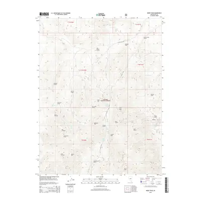 2014 Map of Morey Peak, 2014 Print