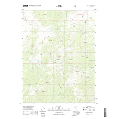 2018 Map of Morey Peak, 2018 Print