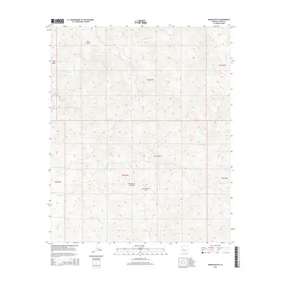 2014 Map of Morgan Butte, 2014 Print