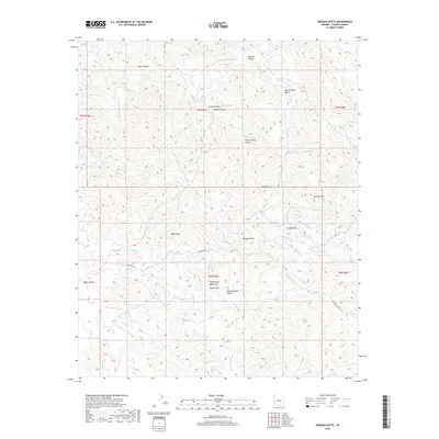 2018 Map of Morgan Butte, 2018 Print