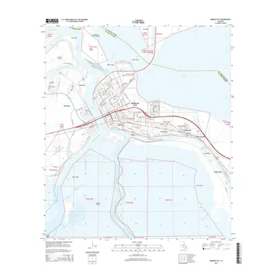 2015 Map of Morgan City, 2015 Print
