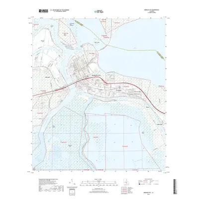 2018 Map of Morgan City, 2018 Print