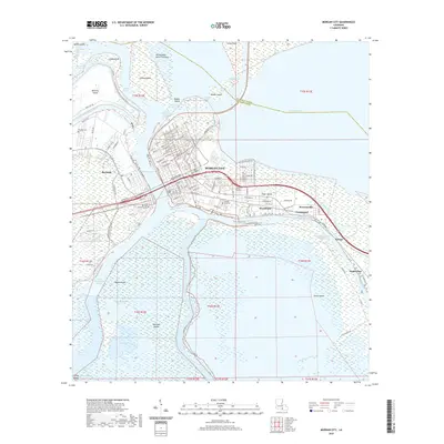 2020 Map of Morgan City, 2020 Print