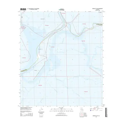 2015 Map of Morgan City SW, 2015 Print