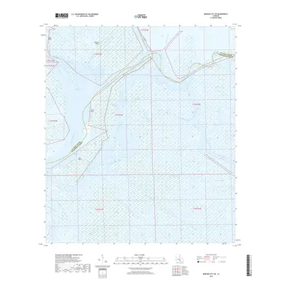 2018 Map of Morgan City SW, 2018 Print