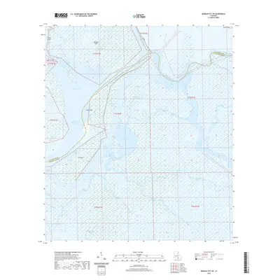 2020 Map of Morgan City SW, 2020 Print