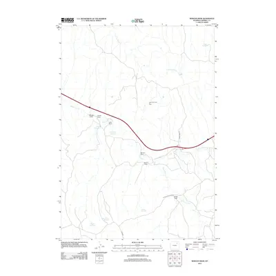 2012 Map of Morgan Draw, 2012 Print