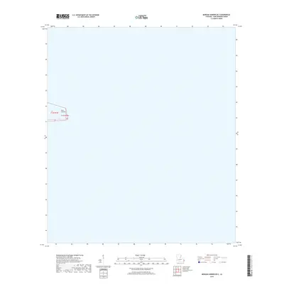 2018 Map of Morgan Harbor OE E, 2018 Print
