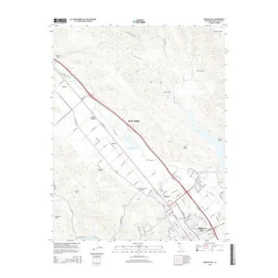 2015 Map of Morgan Hill, 2015 Print