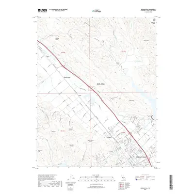 2018 Map of Morgan Hill, 2018 Print